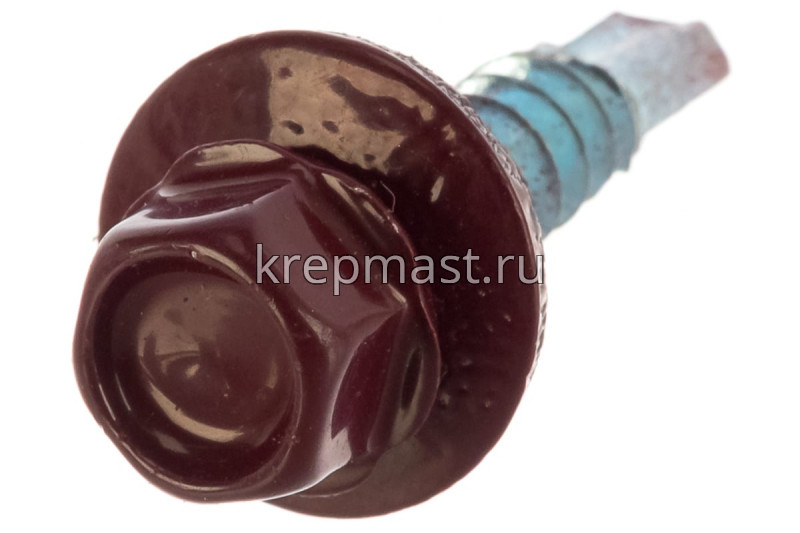Саморез д/кровли краш. 5,5х25 RAL 3005