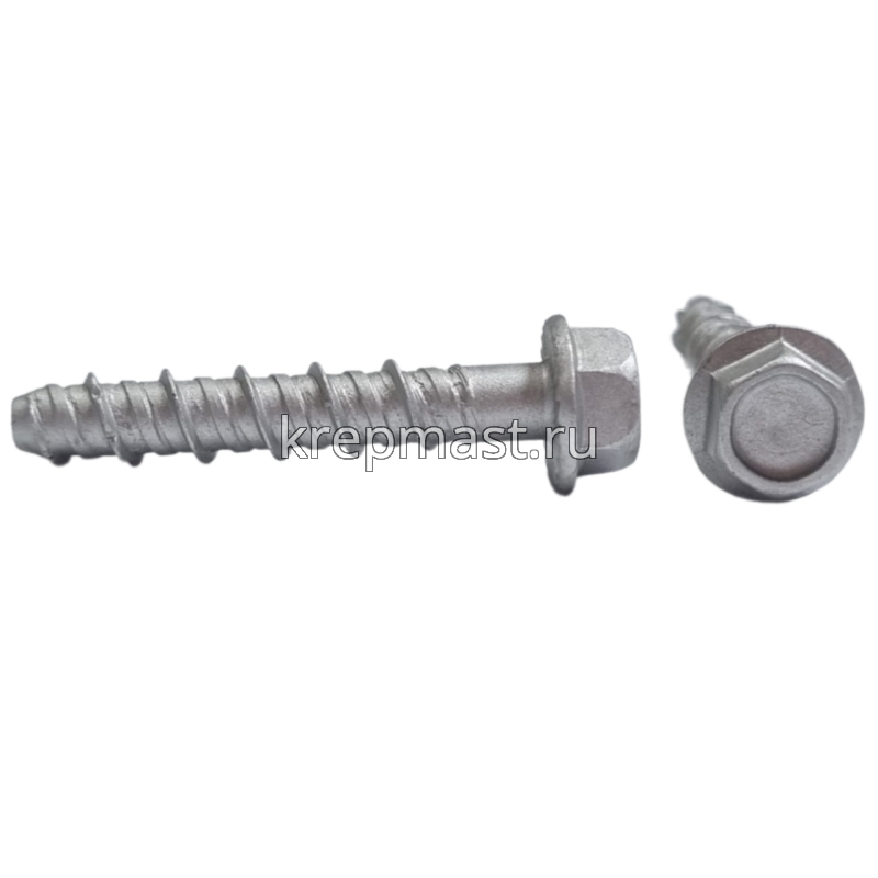 Шуруп по бетону PBW 6х 40мм (7,5х40мм шестигран.гол с п/ш)