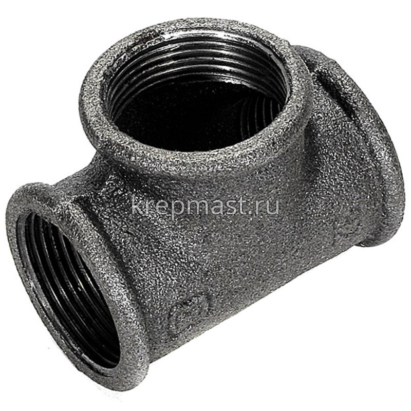 Тройник чугун прямой, Ду-20