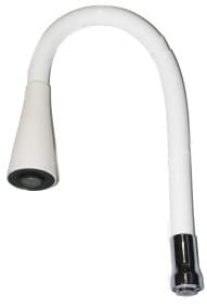 Гусак для смесителя гибкий СИЛИКОН S55W-D белый