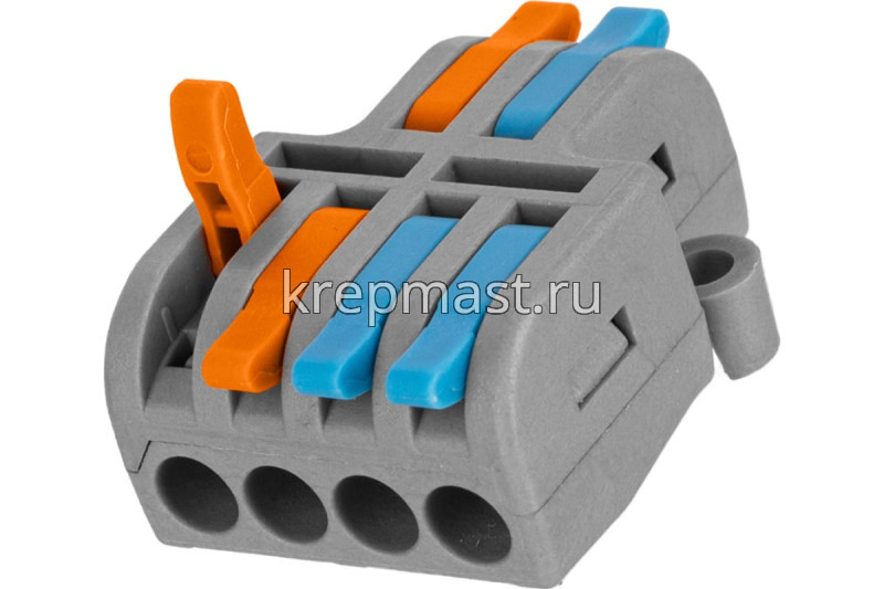 Клемма 2/4 разветвительная WAGO СКР-424 оранжевые