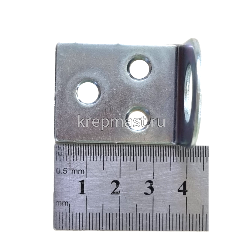 Проушина угловая 30х 40мм цинк